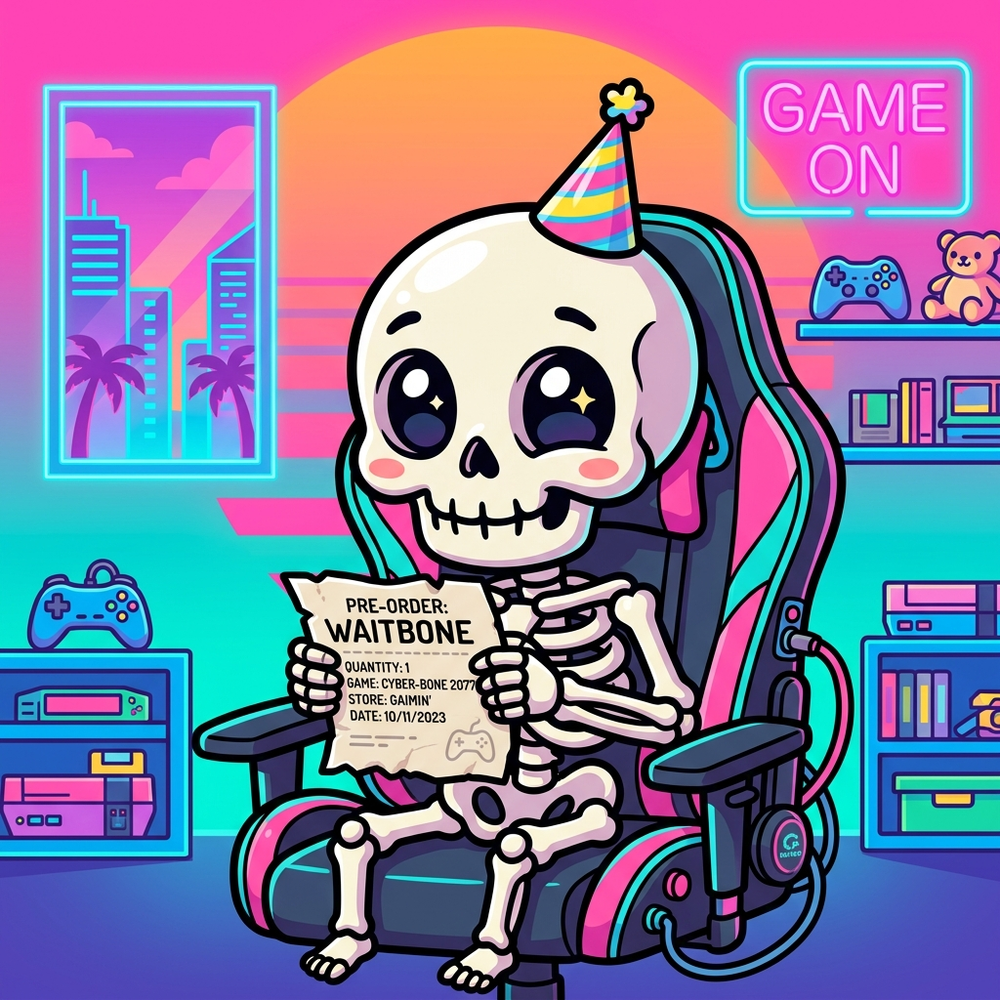 Waiting Skeleton